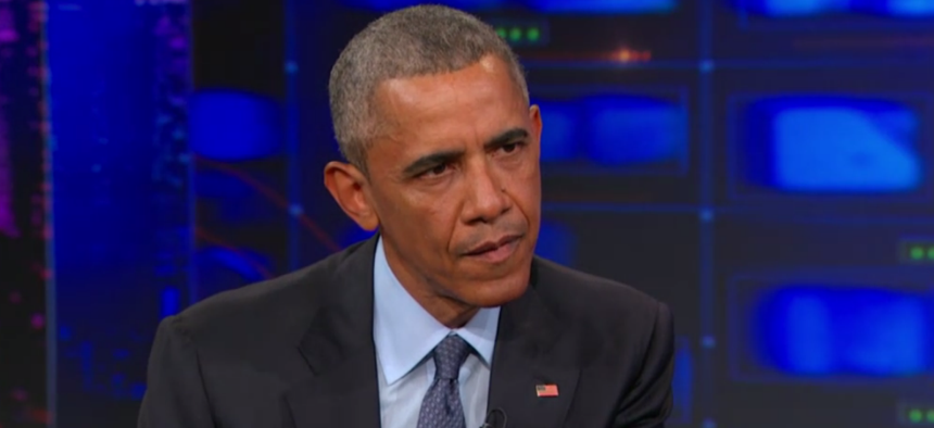 Obama appeared on The Daily Show July 21