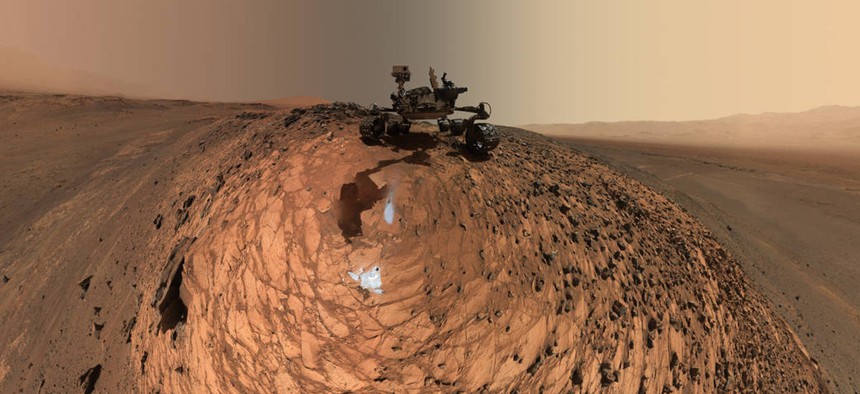 Thankfully, the Curiosity Rover doesn't need to worry about food on Mars.