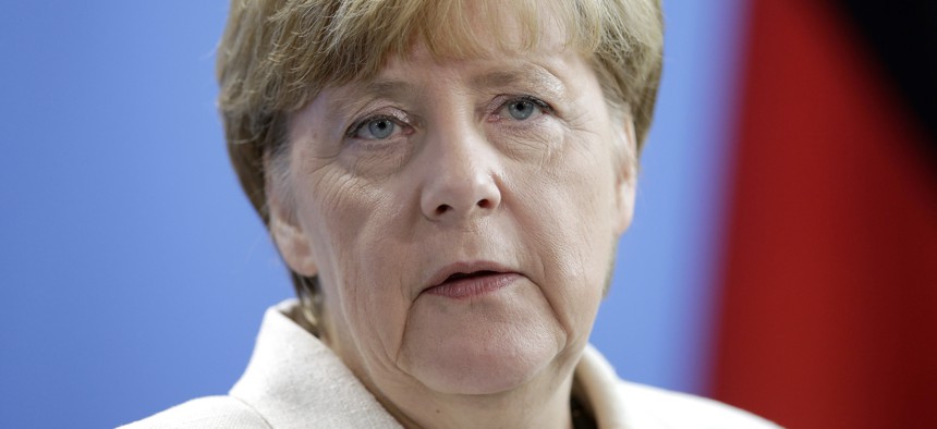 German Chancellor Angela Merkel