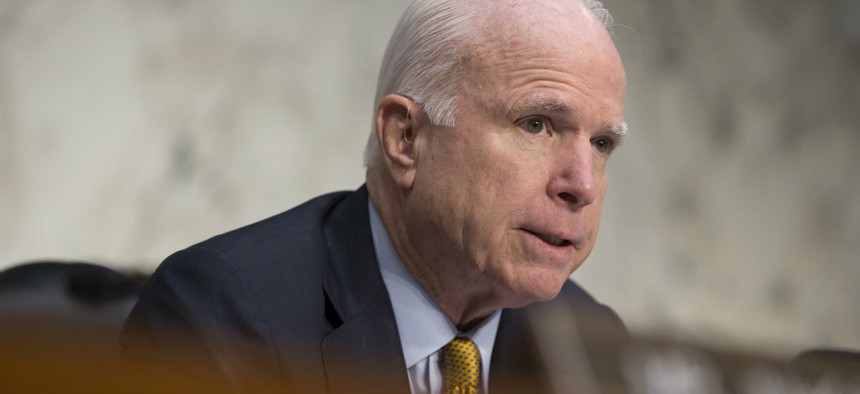 Senate Armed Services Committee Chairman Sen. John McCain, R-Ariz.