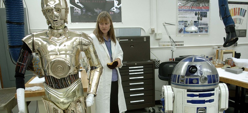 We need more women working on the real-life C3PO and R2D2.