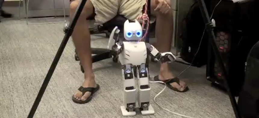 Darwin the robot