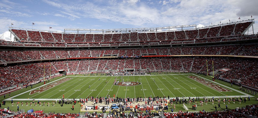 A general view of Levi's Stadium in San Francisco.