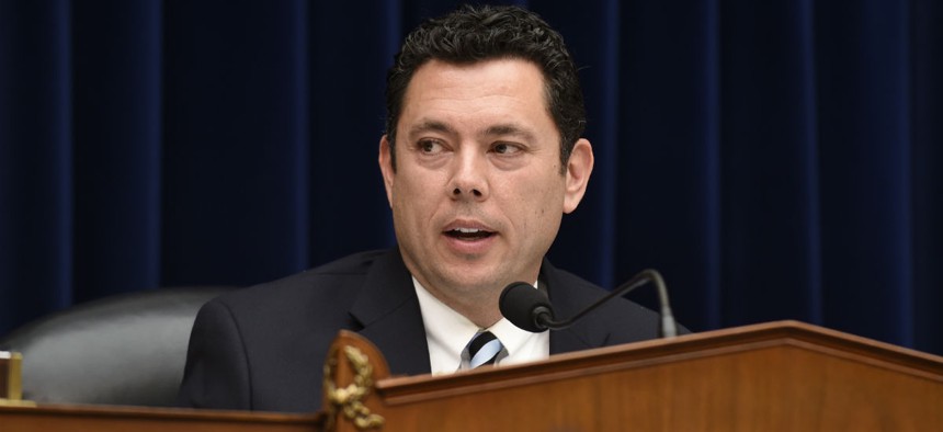 FILE - In this May 17, 2016 file photo, House Oversight and Government Reform Committee Chairman Rep. Jason Chaffetz, R-Utah, speaks on Capitol Hill in Washington. 