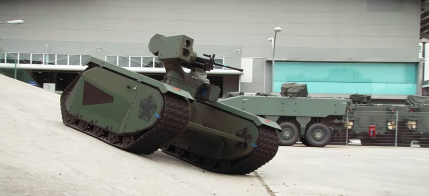 The Titan unmanned ground vehicle by Milrem and QinetiQ North America