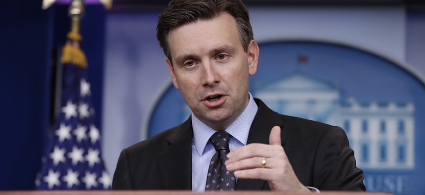 White House press secretary Josh Earnest