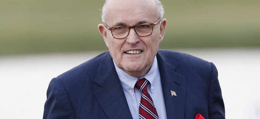 Former New York Mayor Rudy Giuliani