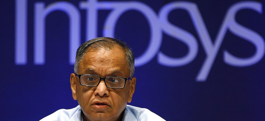 N. R. Narayana Murthy, Executive Chairman of Indian tech giant Infosys.