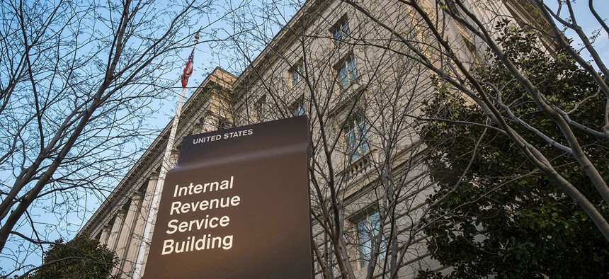 The Internal Revenue Service headquarters building in Washington.