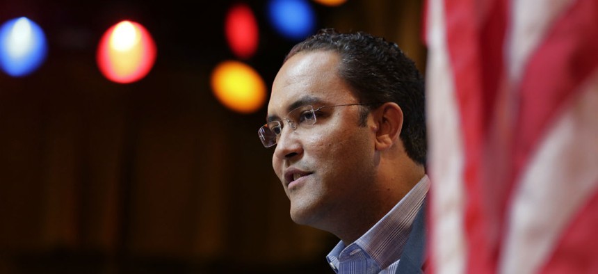 Rep. Will Hurd, R-Texas, speaks to the South San Antonio Chamber of Commerce in 2015.