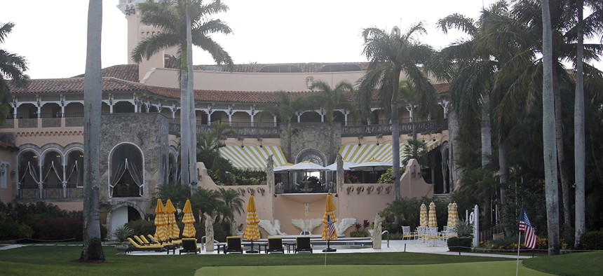 President Donald Trump's Mar-a-Lago estate in Palm Beach, Fla.