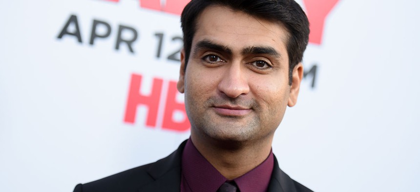 Kumail Nanjiani arrives at the LA Premiere For Season 2 Of "The Silicon Valley" 