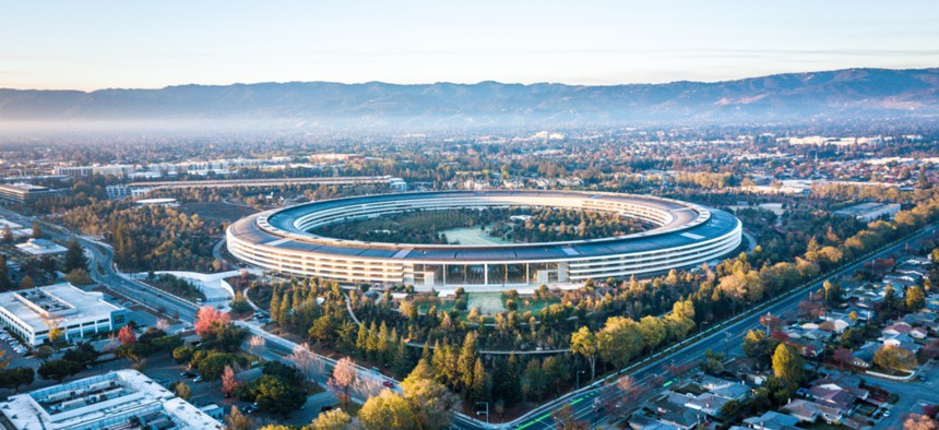 Apple Headquarters in Cupertino, Calif.