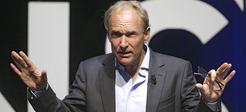 English computer scientist Tim Berners Lee