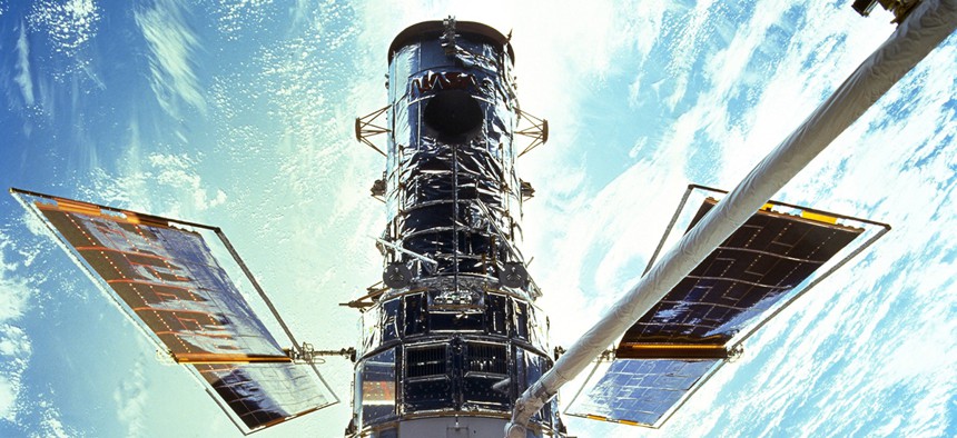 The Hubble Space Telescope in 1999.