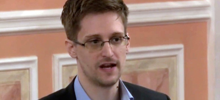 Former U.S. National Security Agency contractor Edward Snowden, who leaked classified documents detailing government surveillance programs, has been living in Russia since 2013. 