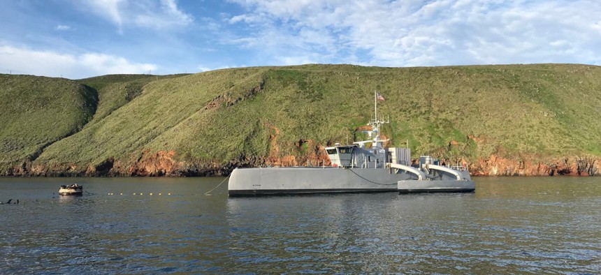 Sea Hunter, an entirely new class of unmanned sea surface vehicle, recently completed an autonomous sail from San Diego to Hawaii and back.