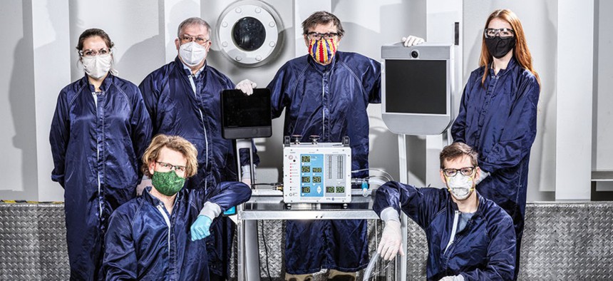 NASA JPL engineers involved in creating VITAL, a ventilator prototype specially targeted to coronavirus disease patients.