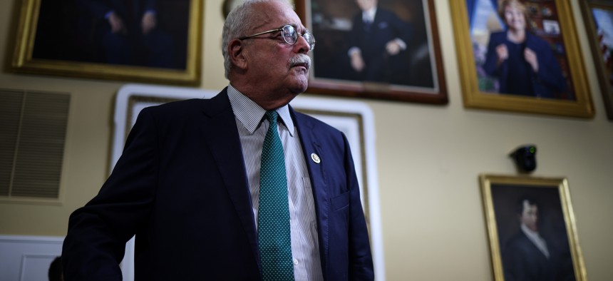 Rep. Gerry Connolly (D-VA) attends a House Rules Committee hearing on the procedures for upcoming votes at the U.S. Capitol on June 28, 2021 in Washington, DC. 