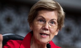 Sen. Elizabeth Warren, D-Mass., speaks during the Senate Armed Services Committee hearing on security in Afghanistan and in the regions of South and Central Asia, in Dirksen Building on Tuesday, October 26, 2021.