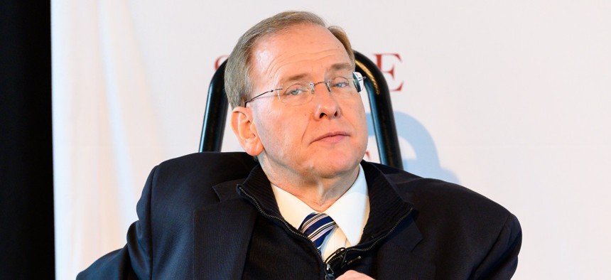 U.S. Representative Jim Langevin (D-RI) speaking at the State of the Net Conference 2019 at the Newseum in Washington, DC. 