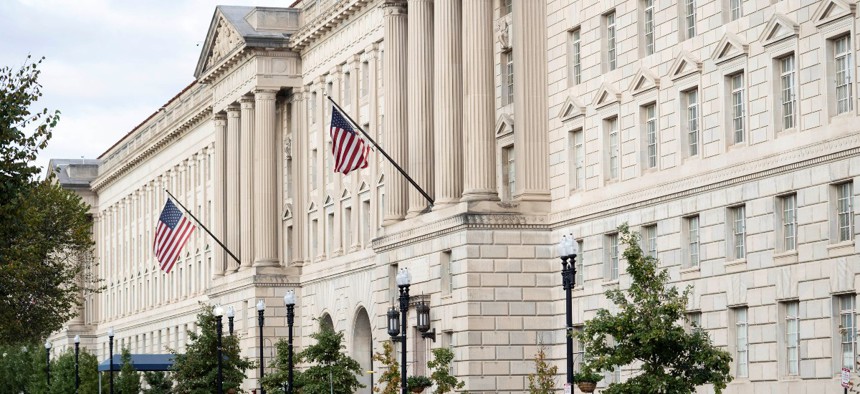 The Commerce Department building in Washington, D.C.