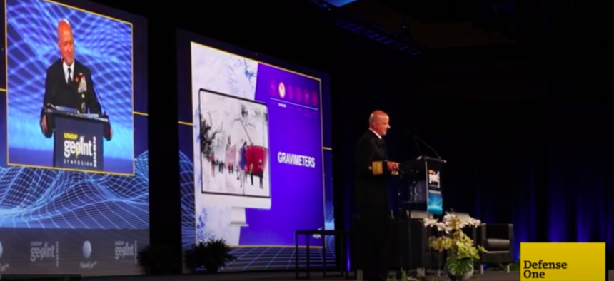 Vice Admiral Robert Sharp at GEOINT 2022