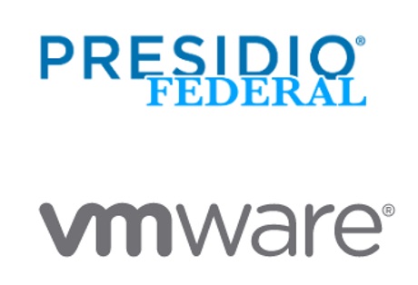 Presidio Federal and VMware's logo