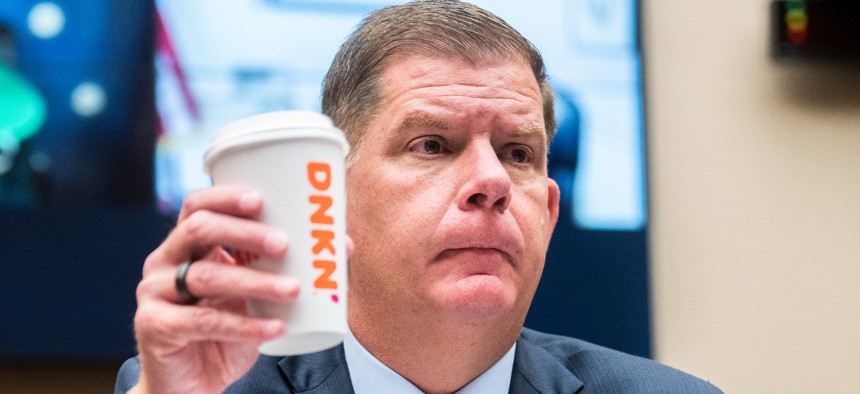 Labor Secretary Marty Walsh testifies before the House Education and Labor Committee on June 14, 2022.