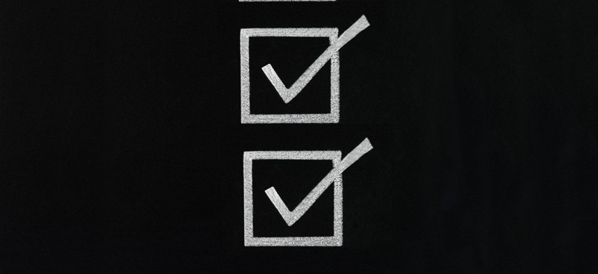 graphic of a checklist