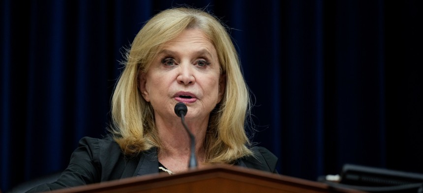Rep. Carolyn Maloney (D-N.Y.) chairs an Oversight committee hearing on July 27, 2022.
