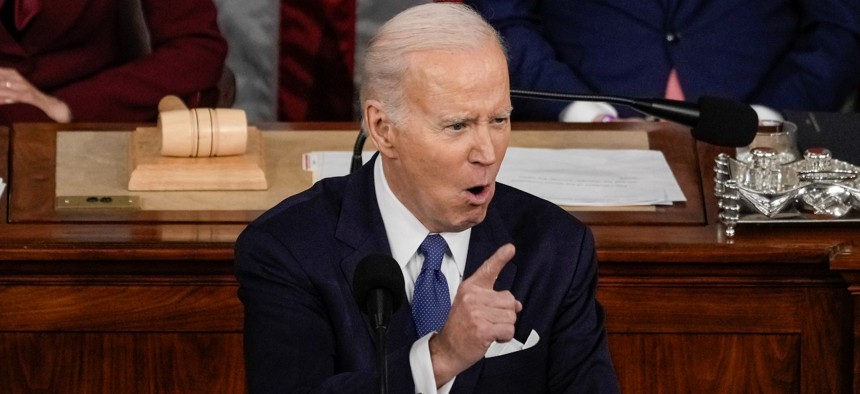 President Biden delivers his State of the Union address on Tuesday night. 