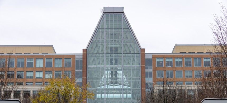 Headquarters of the U.S. Patent and Trademark Office in Alexandria, Va.
