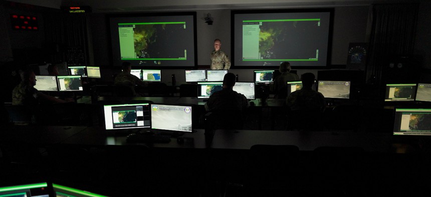 U.S. and Canadian service members participate in the third series of Global Information Dominance Experiments at North American Aerospace Defense Command and U.S. Northern Command Headquarters, July 8-16, 2021. 