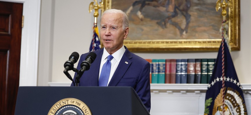 President Joe Biden's latest executive order establishes a new national security program to help monitor the export of emerging technologies to adversarial nations, like China.