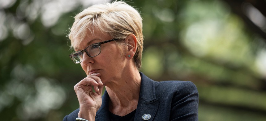 Energy Secretary Jennifer Granholm told members of the House Committee on Science, Space and Technology Thursday that her agency plans to use emerging technologies to tackle the challenge of climate change.