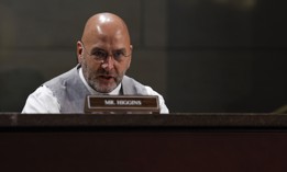 Rep. Clay Higgins, R-La., shown here at a June 2023 House committee hearing, is co-sponsoring a bill that requires agencies to notify individuals using online government services when they are interacting with artificial intelligence tools.