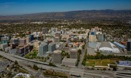 Aerial view on San Jose, California.