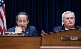 Reps. Jamie Raskin and James Comer, the ranking member and chairman respectively of the House Oversight Committee, are teaming up on legislation to govern federal AI use cases.