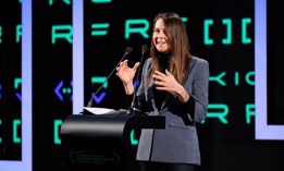 CISA Director Jen Easterly, shown here at the Kyiv International Cyber Resilience Forum 2024 on February 7, 2024 in Kyiv, Ukraine, will likely finish out fiscal 2024 with budget cuts.