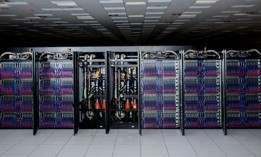 The Venado supercomputer during installation at Los Alamos National Laboratory.