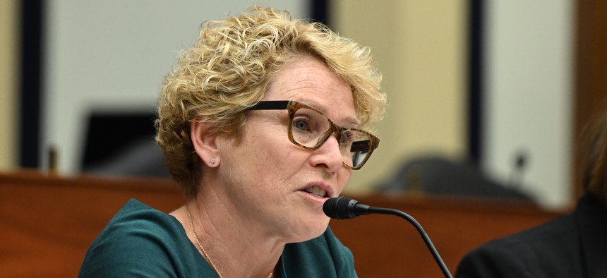 Pennsylvania Democrat Chrissy Houlahan is one of four House lawmakers sponsoring legislation to develop guidance about the role of artificial intelligence in elections.