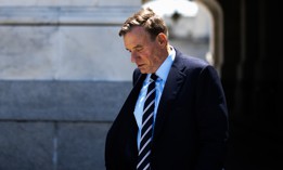 U.S. Sen. Mark Warner (D-VA) leaves the U.S. Capitol on July 11, 2024 in Washington, DC. Warner received commitments of AI monitoring practices from several major tech companies ahead of the 2024 electon.