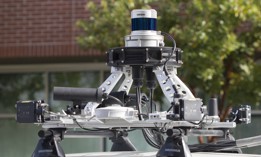 Hesai Technology's LiDAR is seen on top of a WeRide self-driving car in San Jose, California in 2020. A House bill would restrict the use of taxpayer funds to acquire China-made LiDAR gear by the Transportation Department.