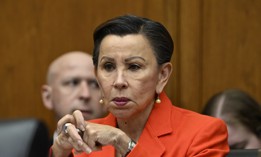 United States Representative Nydia M. Velázquez speaks during a hearing before the House Financial Services Committee. Velázquez introduced legislation Nov. 13 to set certain policies and procedures for SBA's IT modernization projects.