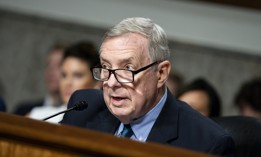 Sen. Dick Durbin, D-Ill., speaks during a hearing at the U.S. Capitol on July 11, 2024. Durbin joined Sen. Steve Daines, R-Mont., in introducing the Department of Energy Quantum Leadership Act of 2024, which passed out of committee Tuesday.