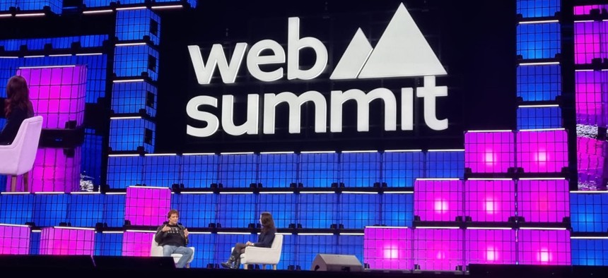 MIT professor Max Tegmark and Bloomberg tech columnist Parmy Olson discuss what AI policy might look like under the next Trump Administration at the 2024 Web Summit in Lisbon, Portugal.