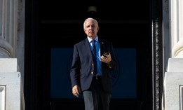 Rep. Carlos Gimenez, R-Fla., walks down the House steps after the final votes of the week as members of Congress head home for the holiday recess on Thursday, December 14, 2023. Gimenez warned against 'reactive, hastily implemented' directives during a Nov. 19 hearing.