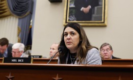 Rep. Stephanie Bice (R-OK) speaks during a markup meeting with the House Budget Committee on Capitol Hill on September 20, 2023 in Washington, D.C. Bice introduced legislation Nov. 20 that would create a tracking system for federal grants to reduce duplication and fraud.