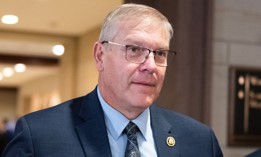 Rep. Barry Loudermilk, R-Ga., arrives to a meeting with Elon Musk, Vivek Ramaswamy and House and Senate Republicans in the Capitol Visitor Center about President-elect Donald Trump's "Department of Government Efficiency," on Dec. 5, 2024. 